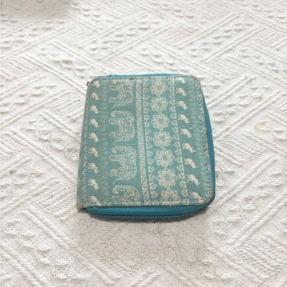 Bundle Blue Patterned Women's Elephant Wallet - image 7